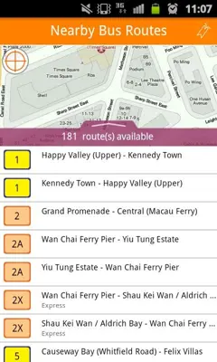 CitybusNWFB android App screenshot 11